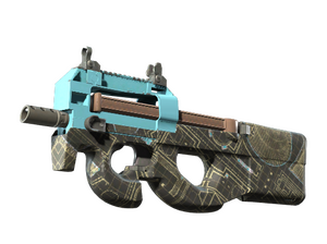 P90 | Чертёж-негатив (Прямо с завода)