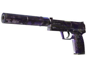Сувенирный USP-S | Пиксельный камуфляж «Фиолетовый» (Поношенное)